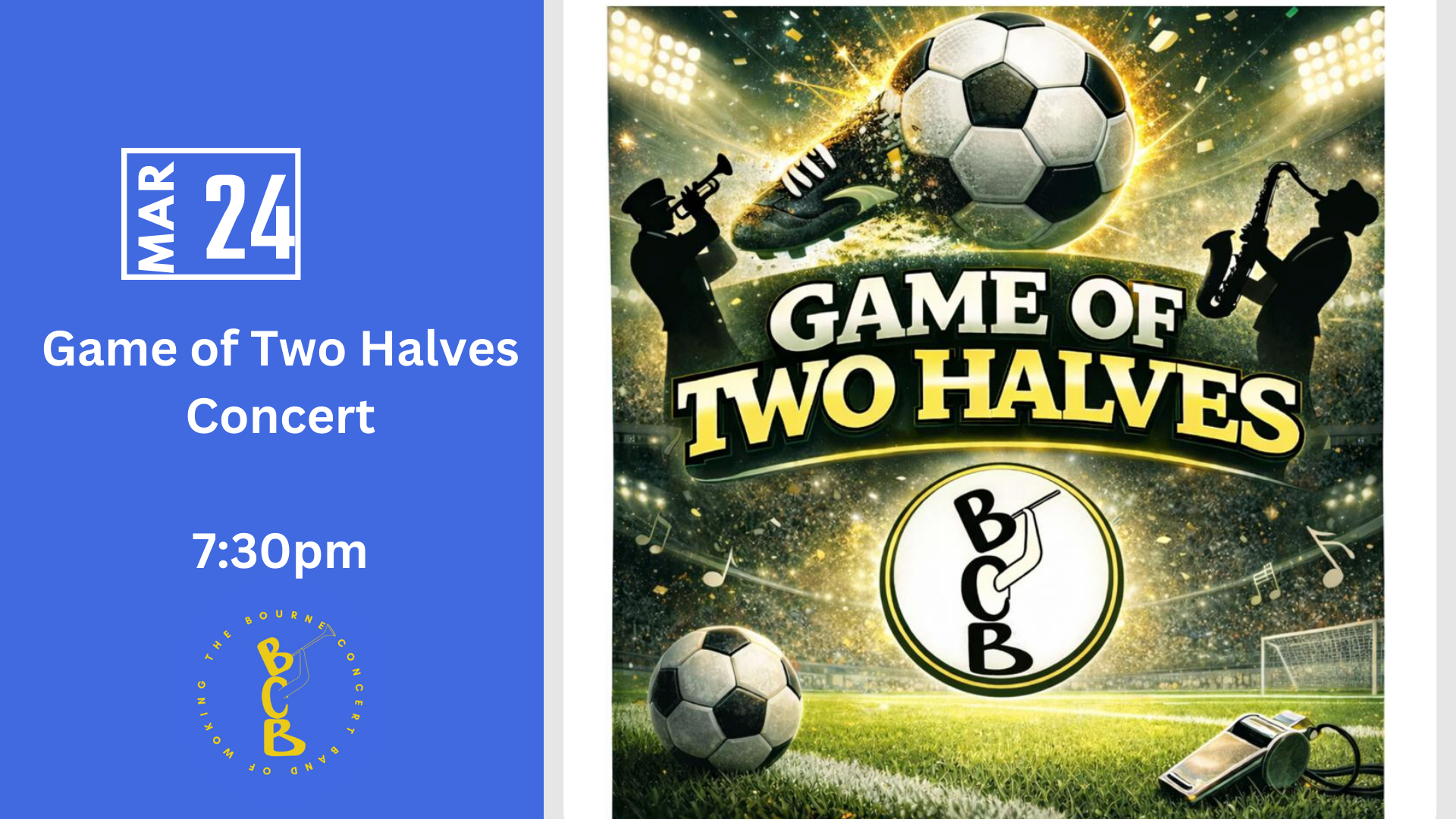 Game of Two Halves Concert